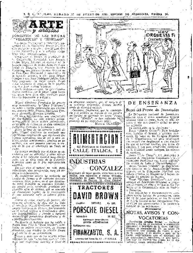 ABC SEVILLA 27-06-1959 página 26