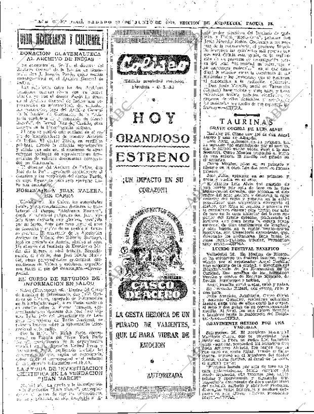 ABC SEVILLA 27-06-1959 página 28