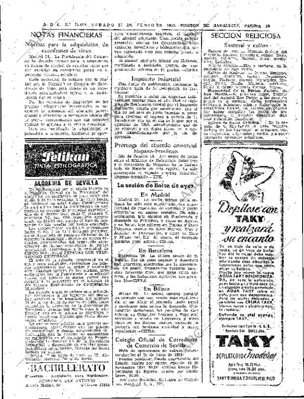 ABC SEVILLA 27-06-1959 página 30