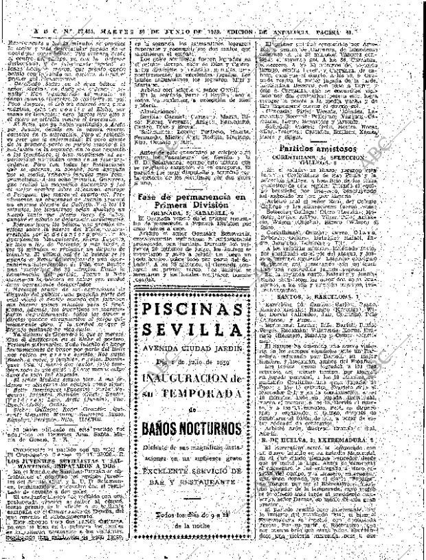 ABC SEVILLA 30-06-1959 página 41