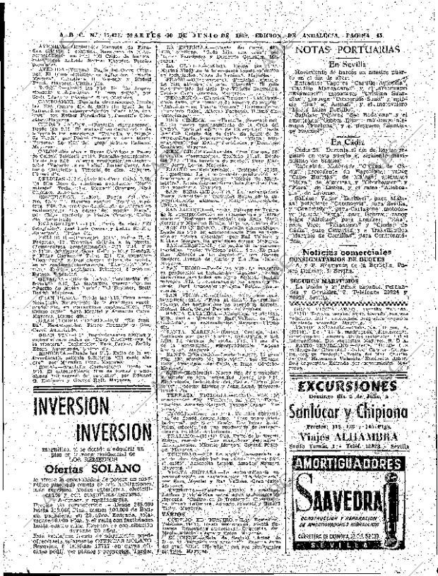 ABC SEVILLA 30-06-1959 página 45