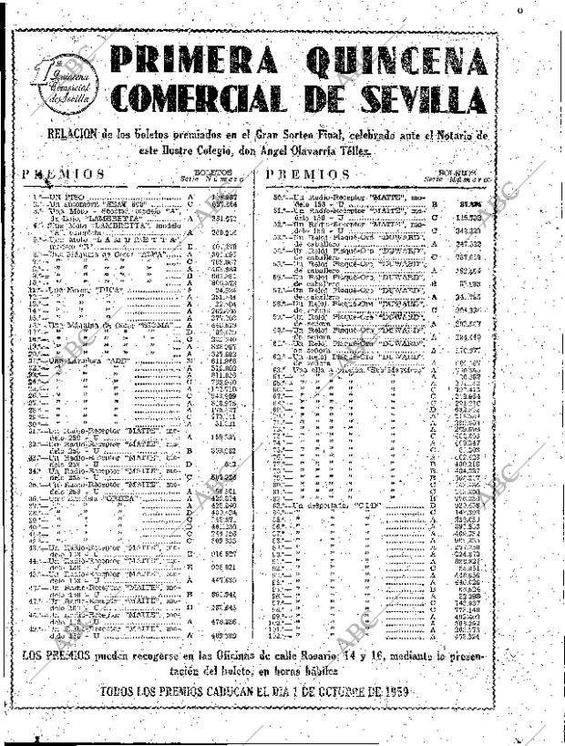 ABC SEVILLA 30-06-1959 página 49
