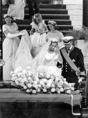 Boda de Alberto de Lieja y Paola Ruffo Di Calabria en Bruselas