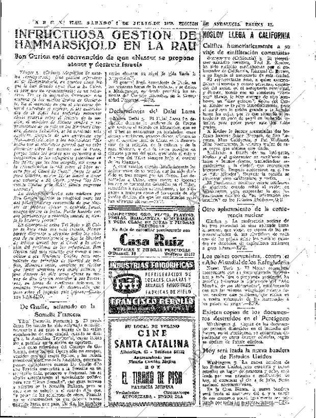 ABC SEVILLA 04-07-1959 página 11