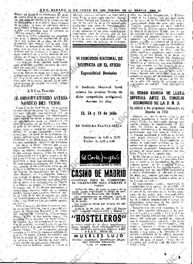 ABC MADRID 11-07-1959 página 45