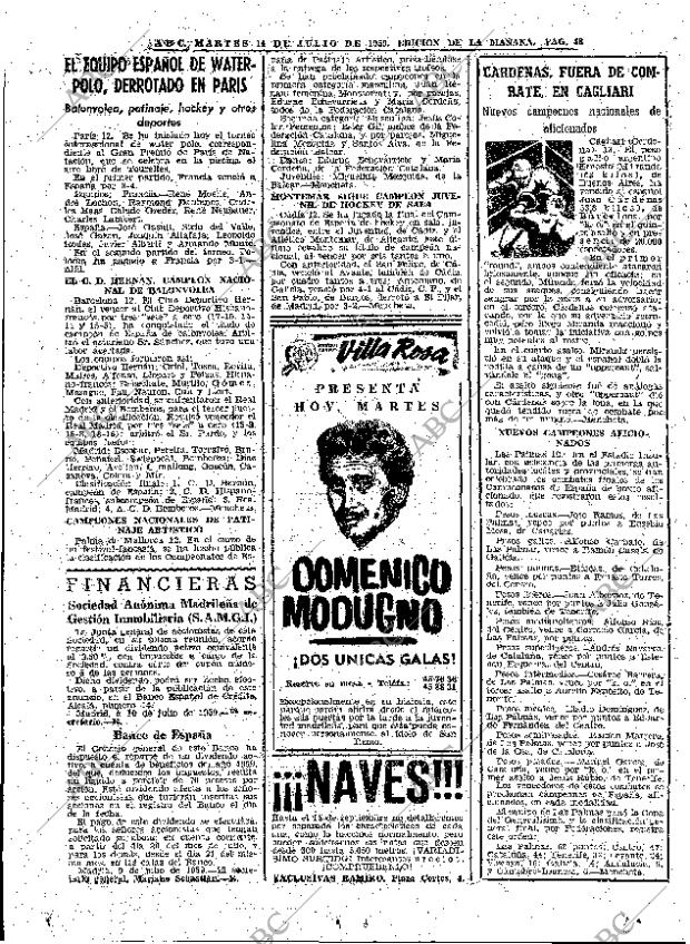 ABC MADRID 14-07-1959 página 44