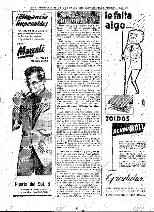 ABC MADRID 15-07-1959 página 58