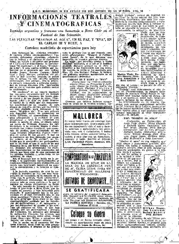 ABC MADRID 15-07-1959 página 59