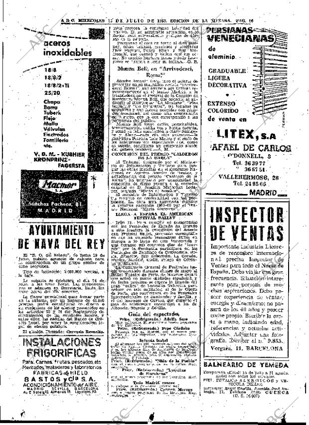 ABC MADRID 15-07-1959 página 60