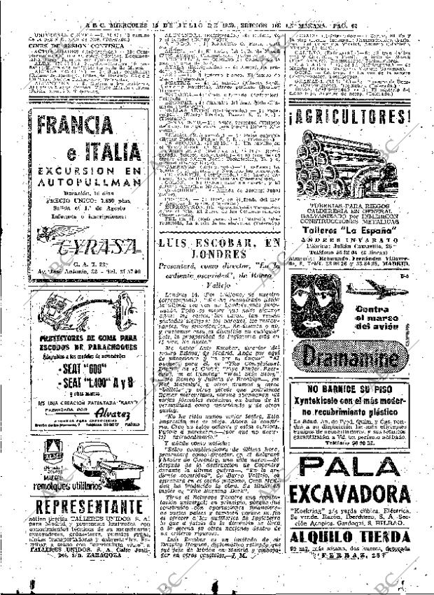 ABC MADRID 15-07-1959 página 62