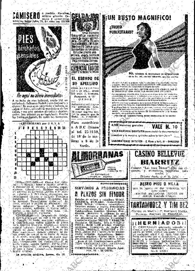 ABC MADRID 15-07-1959 página 71