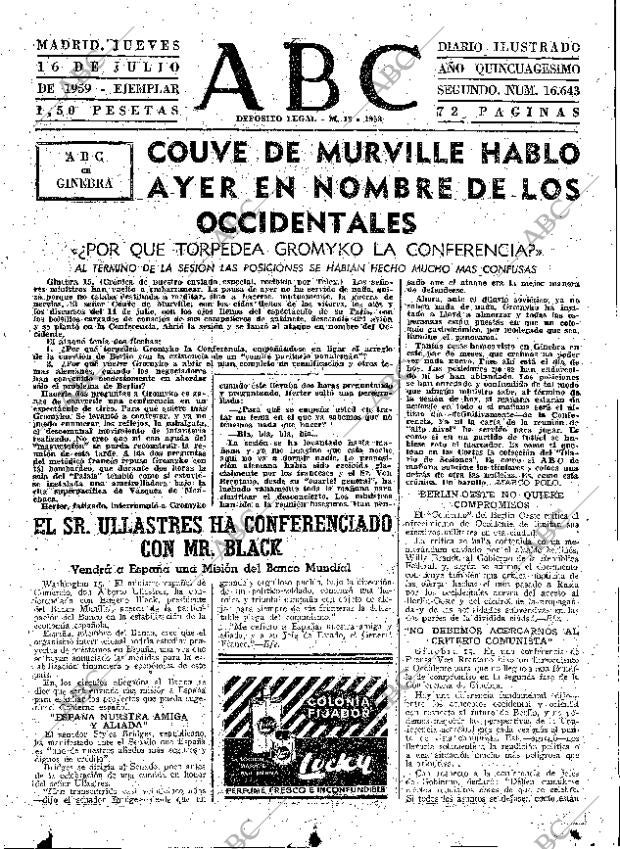 ABC MADRID 16-07-1959 página 31