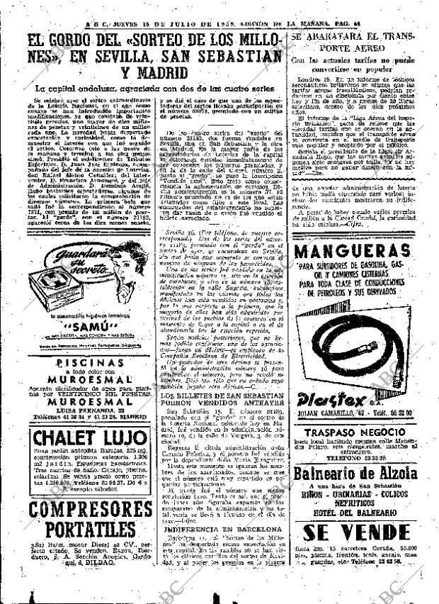 ABC MADRID 16-07-1959 página 44