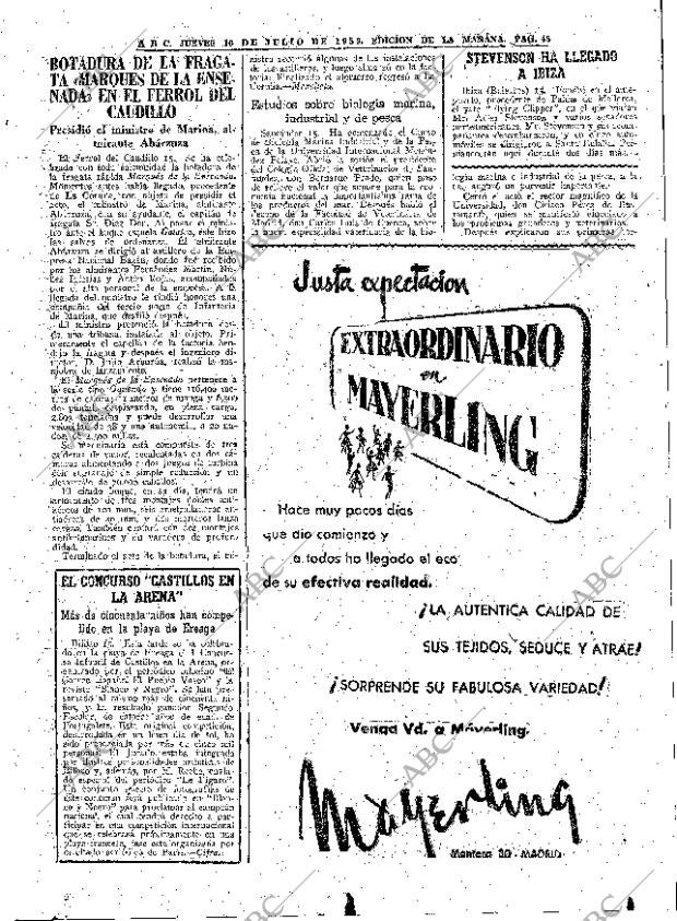 ABC MADRID 16-07-1959 página 45