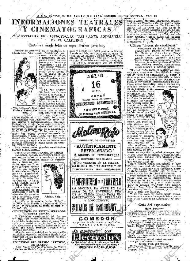 ABC MADRID 16-07-1959 página 60