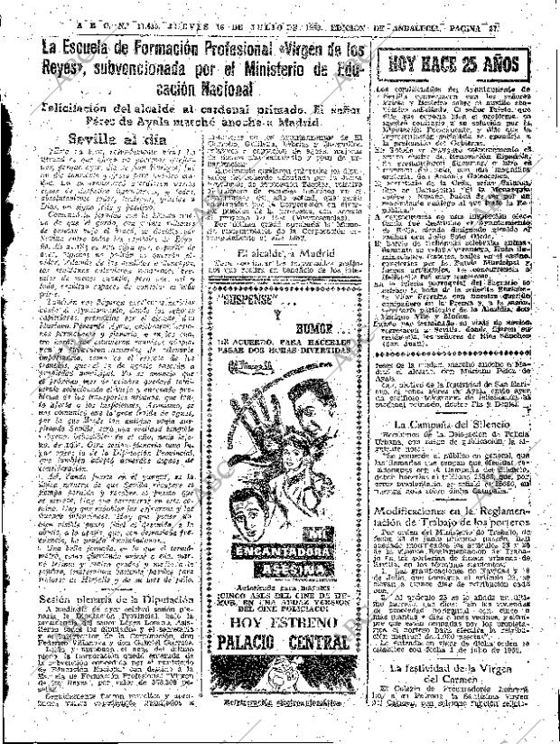 ABC SEVILLA 16-07-1959 página 27