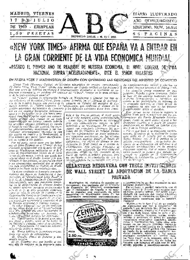 ABC MADRID 17-07-1959 página 31