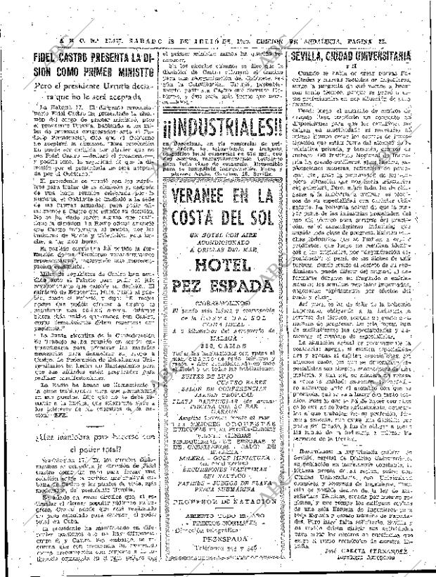 ABC SEVILLA 18-07-1959 página 22