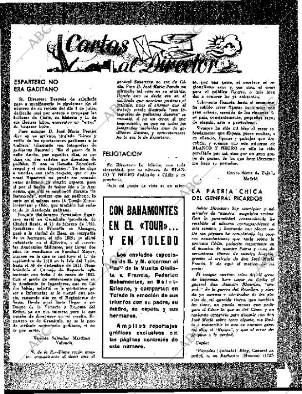 BLANCO Y NEGRO MADRID 18-07-1959 página 19