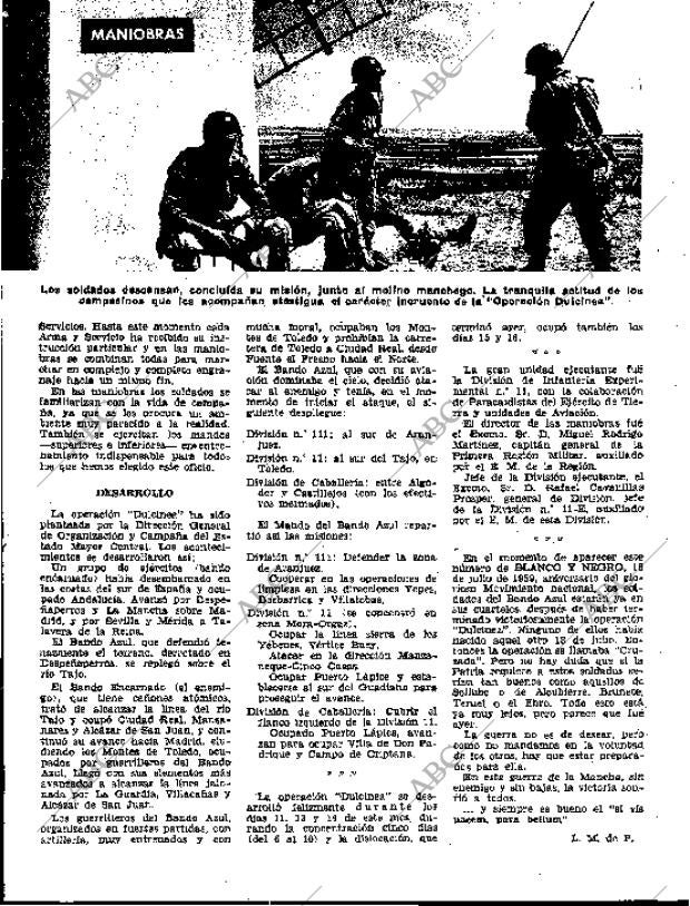 BLANCO Y NEGRO MADRID 18-07-1959 página 30