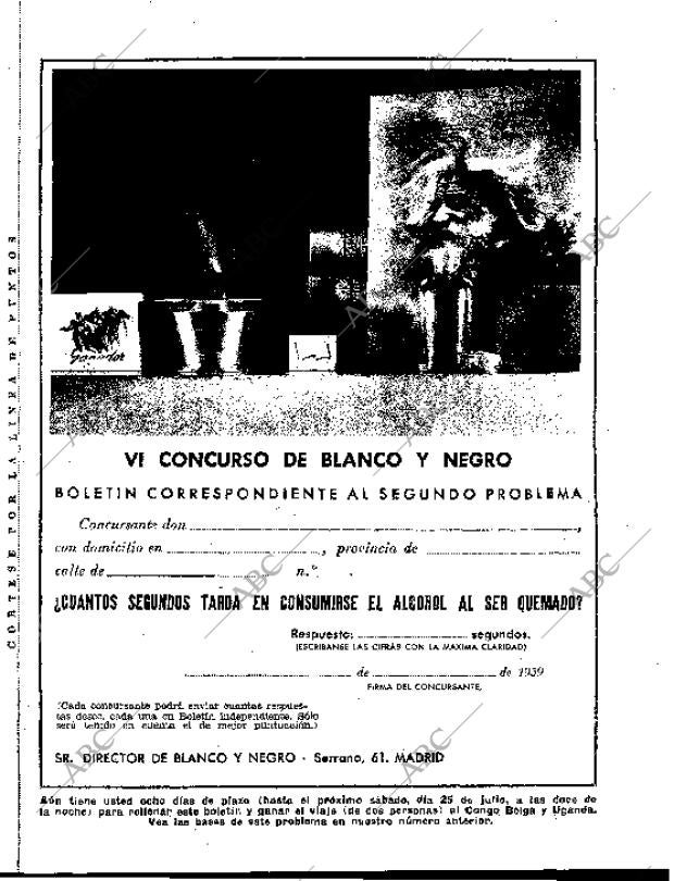 BLANCO Y NEGRO MADRID 18-07-1959 página 79