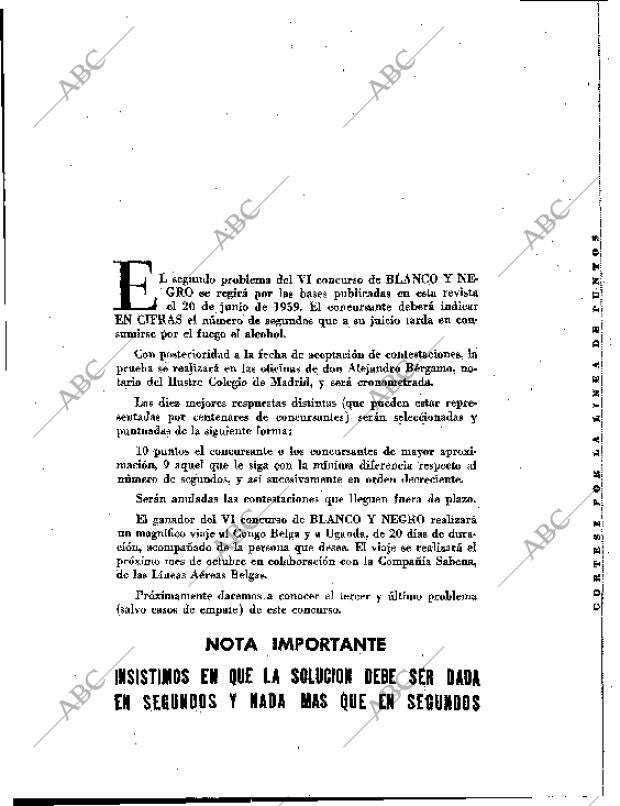 BLANCO Y NEGRO MADRID 18-07-1959 página 80