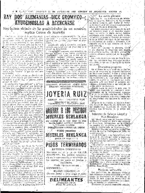 ABC SEVILLA 23-07-1959 página 17