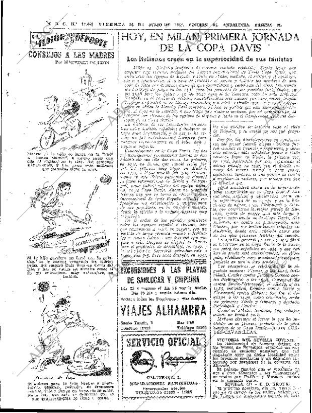 ABC SEVILLA 24-07-1959 página 21