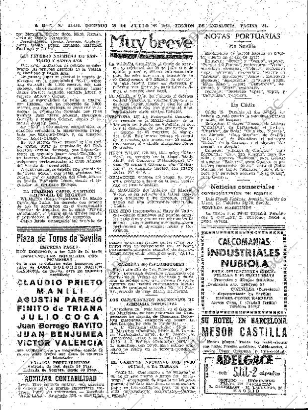 ABC SEVILLA 26-07-1959 página 52