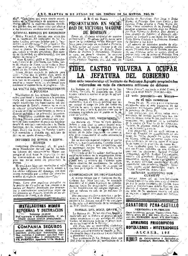 ABC MADRID 28-07-1959 página 20