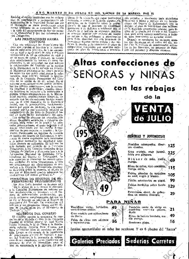 ABC MADRID 28-07-1959 página 23