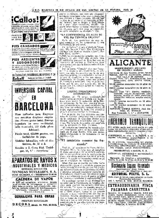 ABC MADRID 28-07-1959 página 26