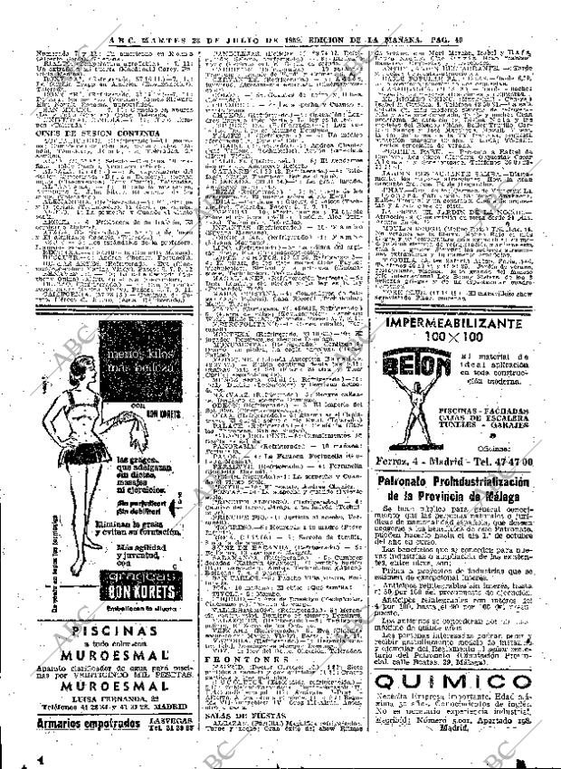 ABC MADRID 28-07-1959 página 40