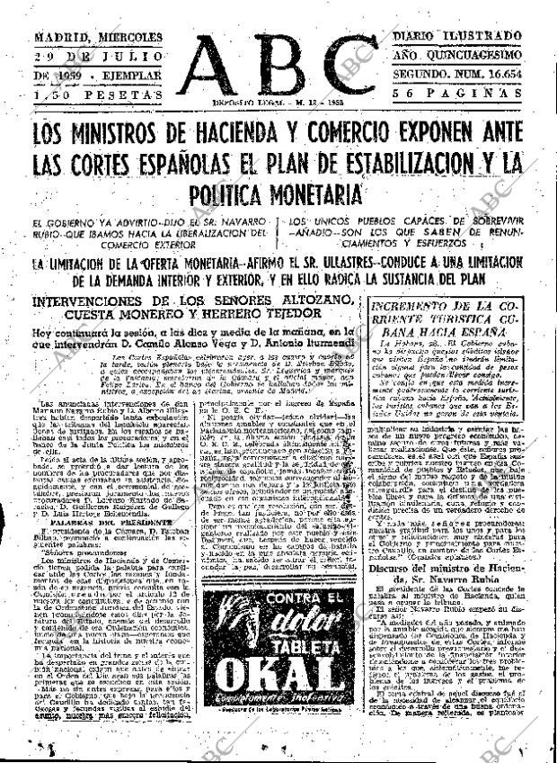 ABC MADRID 29-07-1959 página 23