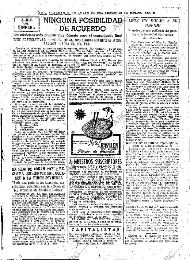 ABC MADRID 31-07-1959 página 23