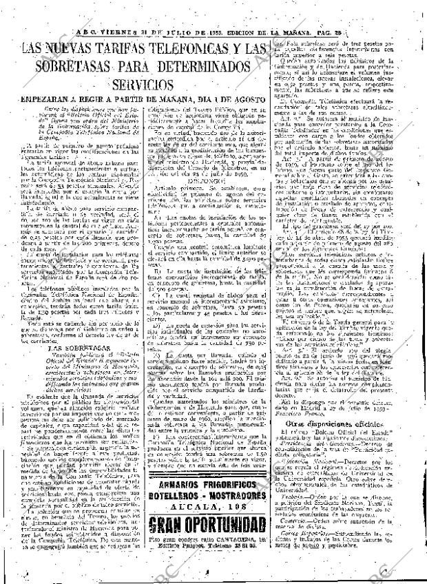 ABC MADRID 31-07-1959 página 26