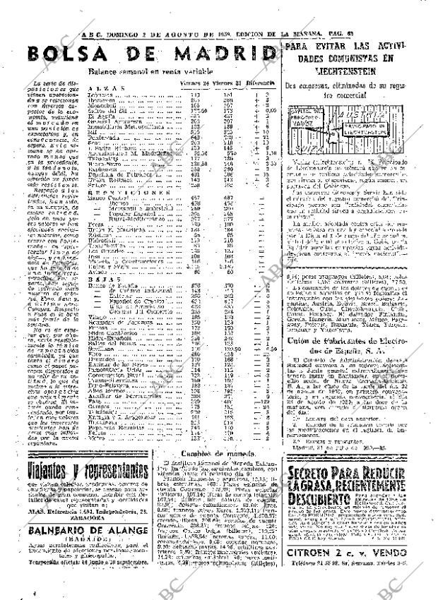 ABC MADRID 02-08-1959 página 62