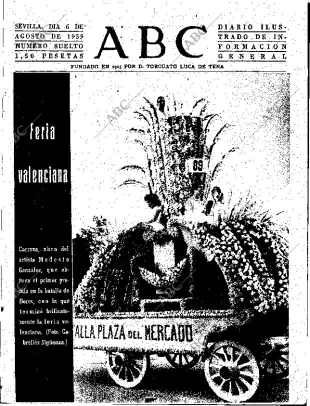 ABC SEVILLA 06-08-1959 página 1