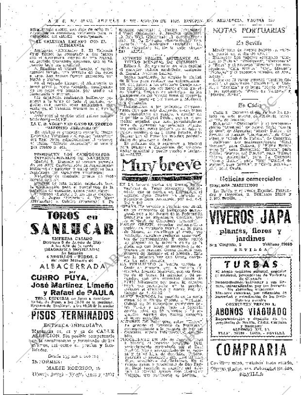 ABC SEVILLA 06-08-1959 página 22