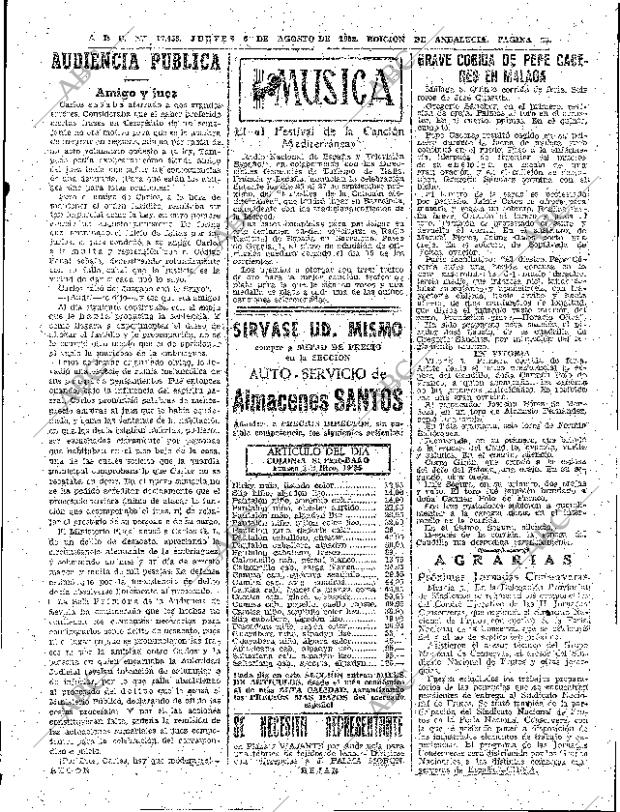 ABC SEVILLA 06-08-1959 página 23