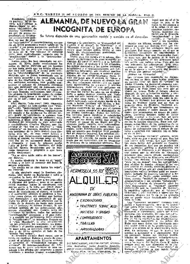 ABC MADRID 11-08-1959 página 22