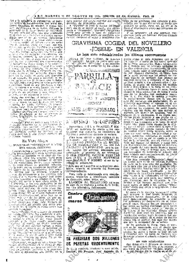 ABC MADRID 11-08-1959 página 30