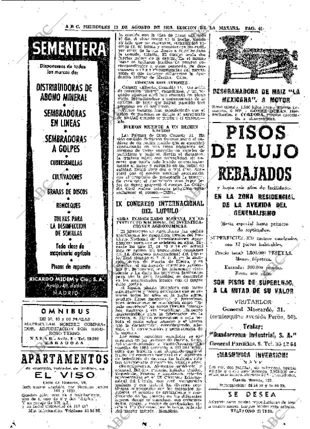 ABC MADRID 12-08-1959 página 40