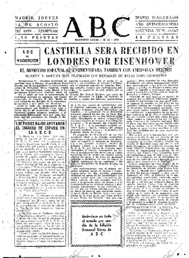ABC MADRID 13-08-1959 página 15