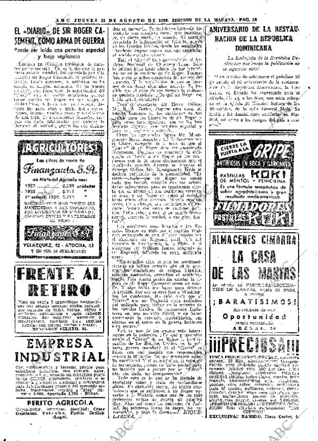 ABC MADRID 13-08-1959 página 18