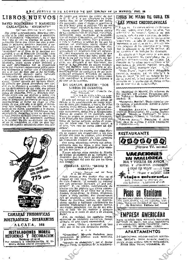 ABC MADRID 13-08-1959 página 24