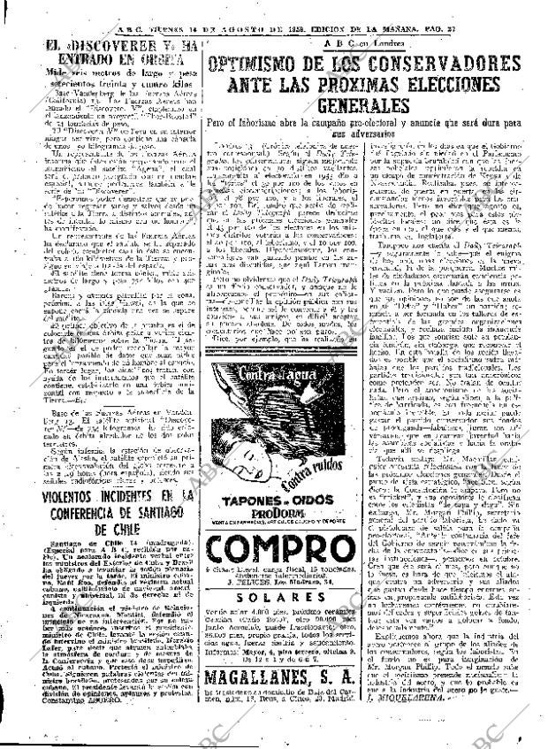 ABC MADRID 14-08-1959 página 27