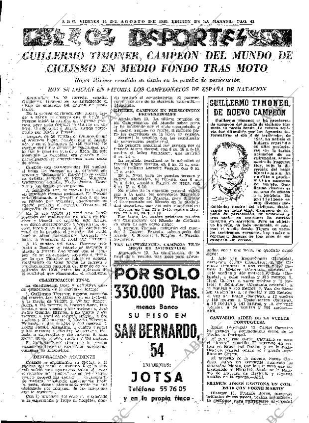 ABC MADRID 14-08-1959 página 41