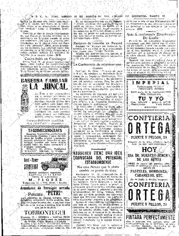 ABC SEVILLA 15-08-1959 página 10