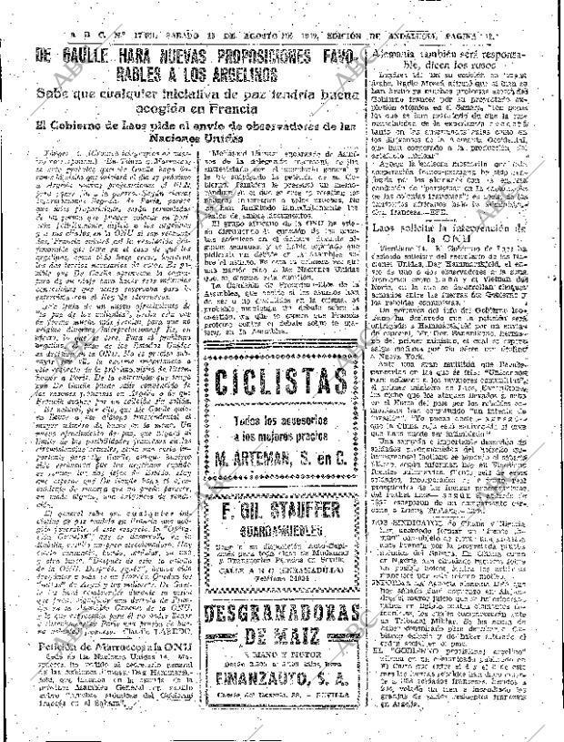 ABC SEVILLA 15-08-1959 página 12